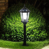 Waterproof Hexagonal Solar Pillar Lights for Outdoor